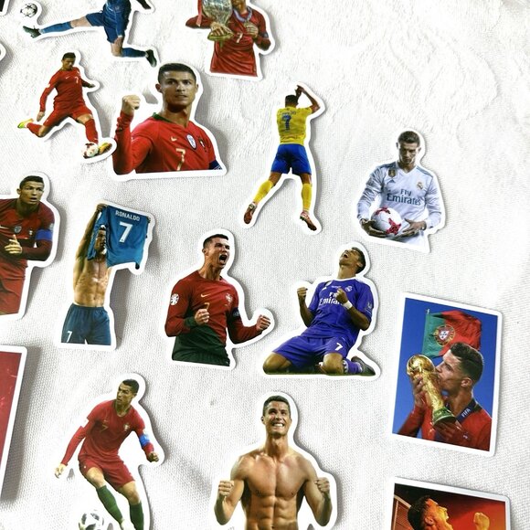 CR7 Cristiano Ronaldo 1 Pack 50 Decals Stickers Soccer Football FIFA World Cup - Picture 10 of 13